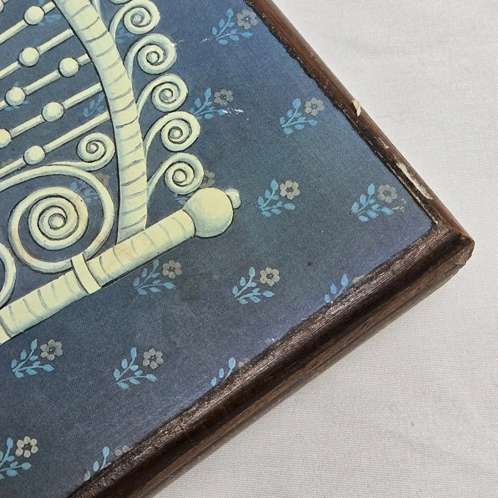 Teddy Bear‎ Decorative Wooden Plaque Artist Nita Showers 1985